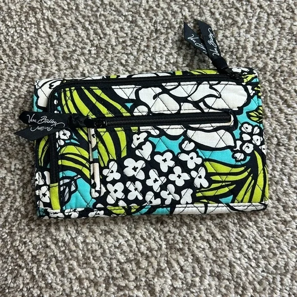 Vera Bradley Island Blooms Trifold Wallet - Picture 5 of 5